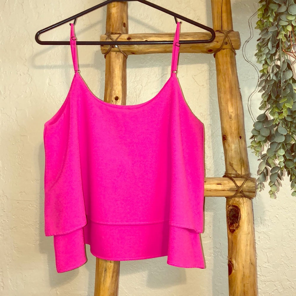 Hot pink tank top